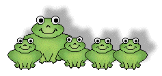 5 frogs