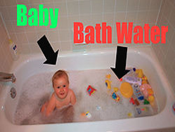 baby in bath