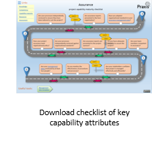 Capability maturity checklist assessment for project assurance