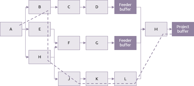 Critical chain network