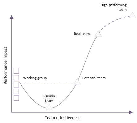 Katzenbach and Smith's team performance curve