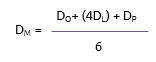 PERT formula - algebraic form